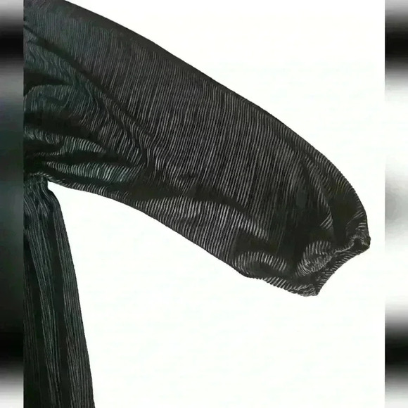 Free People Womens Black Ribbed Flare Leg Jumpsuit XS - Picture 6 of 11